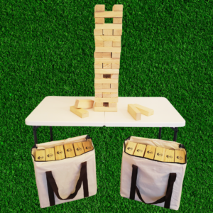 PARTY GAMES DELIVERED Yard Jenga