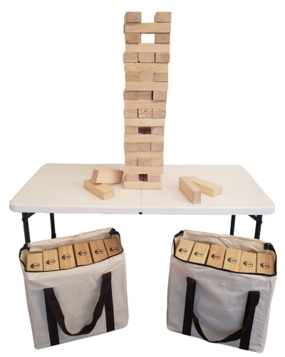 PARTY GAMES DELIVERED Yard Jenga